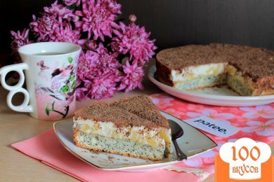 Фото рецепта: «Маковый торт Киевляночка»