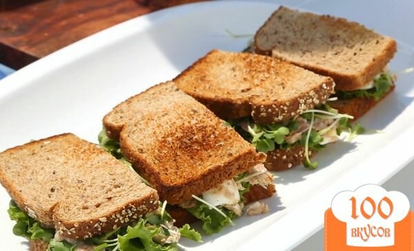 Фото рецепта: «Сэндвич с тунцом»