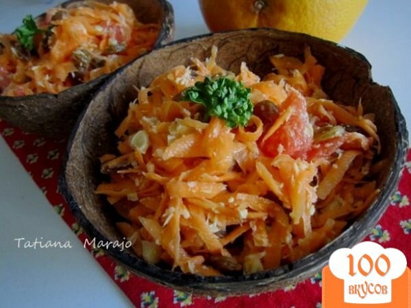 Фото рецепта: «Салат из сладкого картофеля Батат»