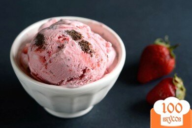 Фото рецепта: «Клубничное мороженое»