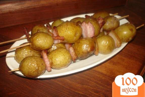 Фото рецепта: «Картофельные шашлычки»