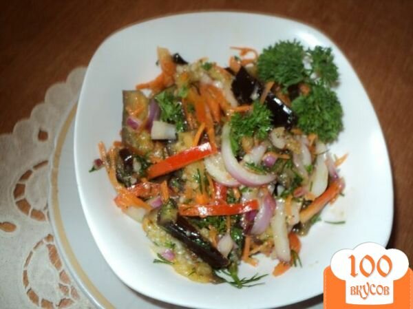 Фото рецепта: «Салат из баклажан и перца «Ассорти»»