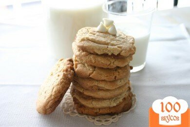 Фото рецепта: «Печенье с белым шоколадом»