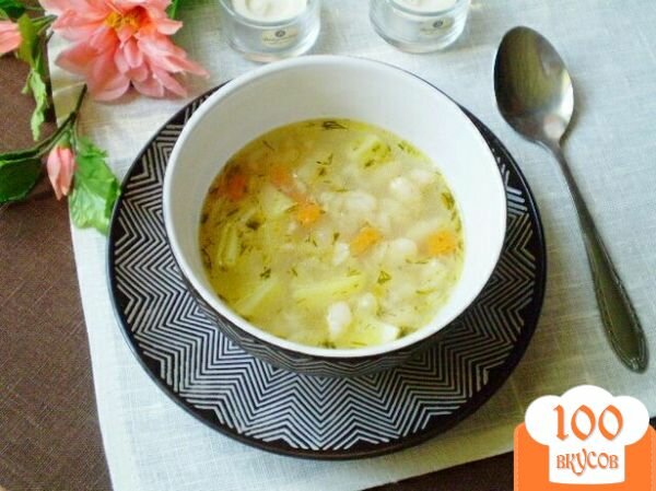 Фото рецепта: «Овсяный суп с фасолью»