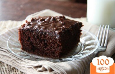 Фото рецепта: «30-ти минутный шоколадный торт»