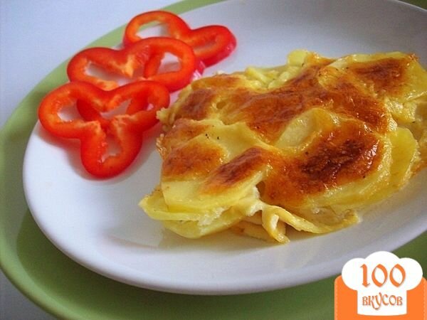 Фото рецепта: «Картофель под сыром»