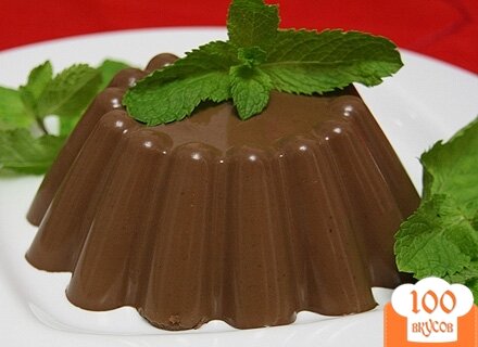 Фото рецепта: «Желе шоколадное»