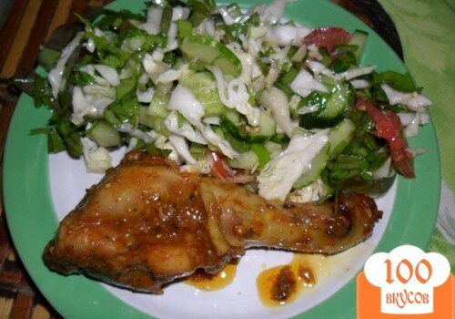 Фото рецепта: «Курица запеченная в духовке»