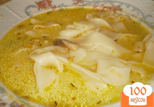 Фото рецепта: «Сырный суп с грибами»