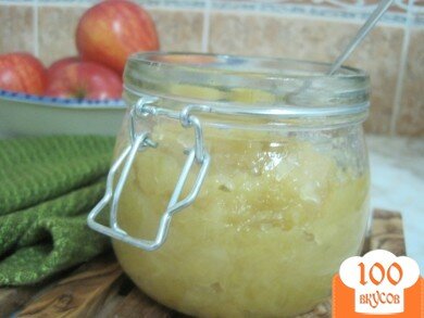 Фото рецепта: «Яблочный джем с медом и розмарином»