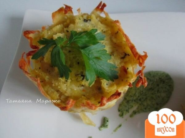 Фото рецепта: «Картофельные гнезда»