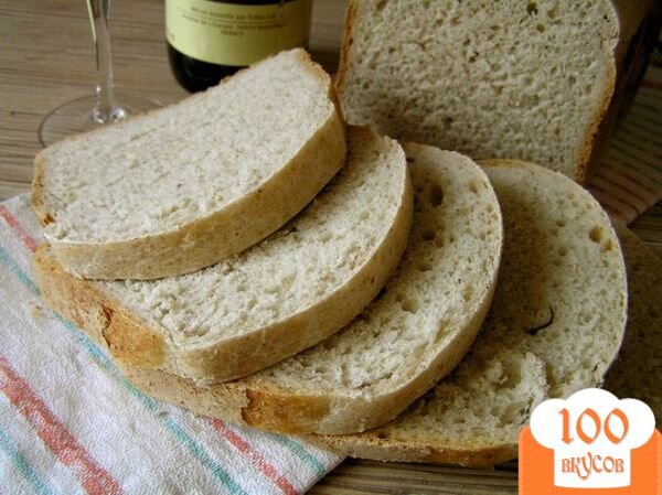 Фото рецепта: «Хлеб с вином»