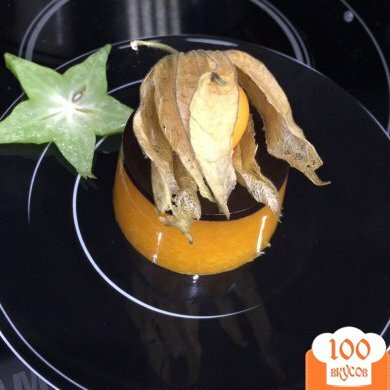 Фото рецепта: «Шокаладно-мандариновое желе»
