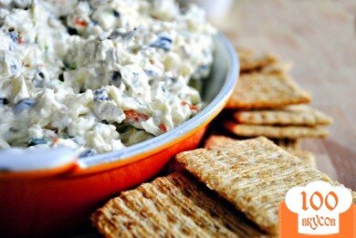 Фото рецепта: «салат с сыром и оливками»