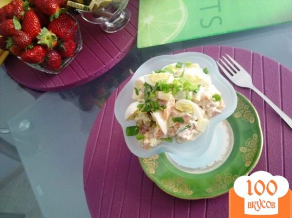 Фото рецепта: «Мясной салат с хреном»