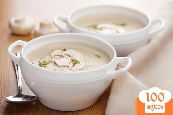 Фото рецепта: «Грибной суп-пюре из шампиньонов»