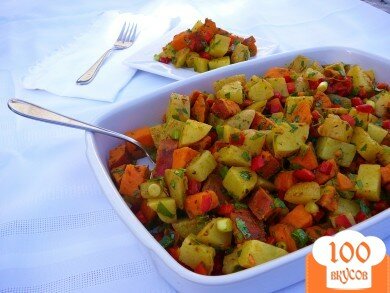 Фото рецепта: «Индийский картофельный салат»