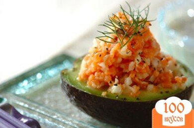 Фото рецепта: «Тартар из лосося с авокадо»