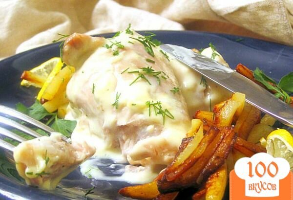 Фото рецепта: «Курица в сырном соусе»