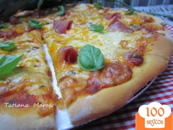 Фото рецепта: «Сырная пицца»
