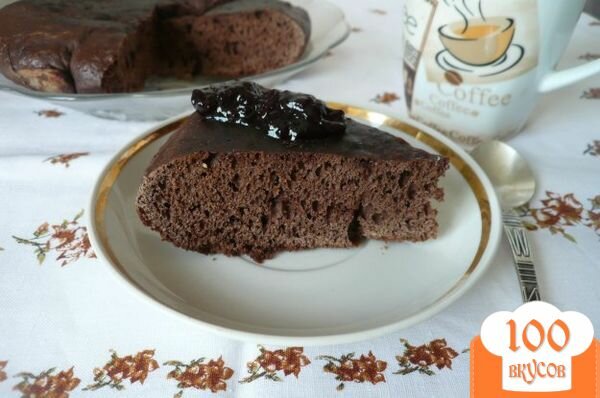 Фото рецепта: «Шоколадный кекс в мультиварке»