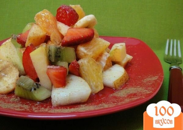 Фото рецепта: «Сладкий салат из фруктов»