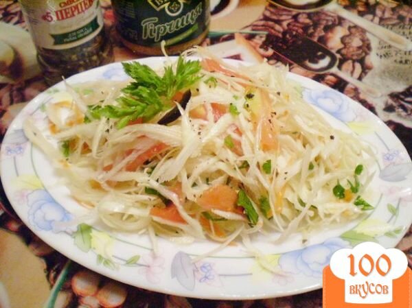 Фото рецепта: «Легкий овощной салат»