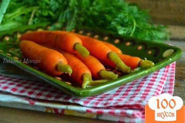 Фото рецепта: «Молодая морковь на гарнир»