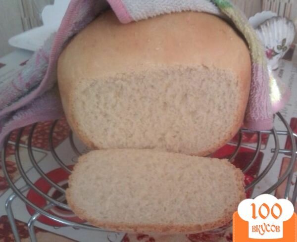 Фото рецепта: «Пшеничный хлеб с кунжутом в хлебопечке»
