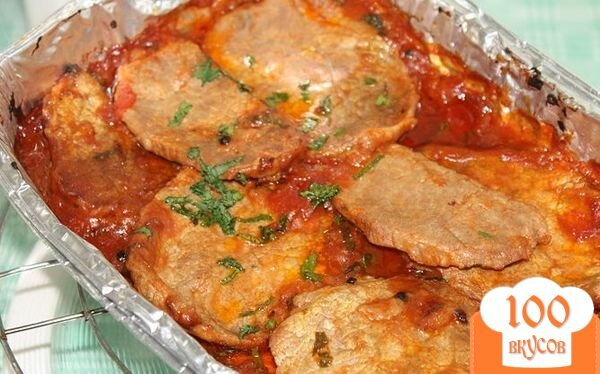 Фото рецепта: «Мясо в томатном соусе»