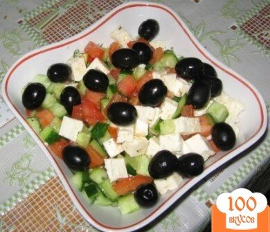 Фото рецепта: «Салат из латука и тунца»