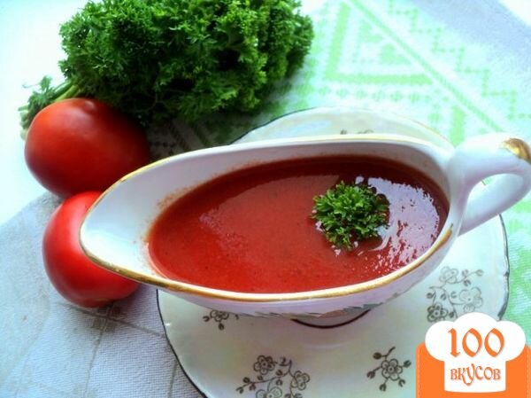 Фото рецепта: «Домашний кетчуп из томатного сока»