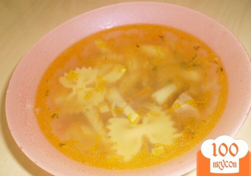 Фото рецепта: «Суп с "бантиками"»