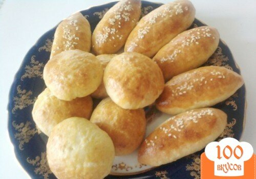 Фото рецепта: «Турецкие несладкие булочки к завтраку "Поача"»