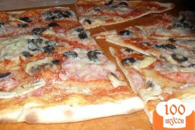 Фото рецепта: «Пицца с карпаччо»