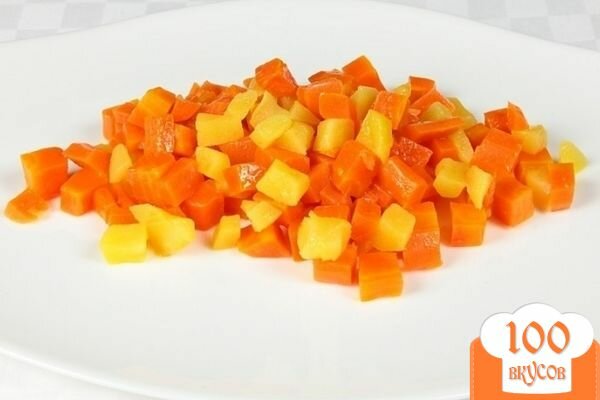 Фото рецепта: «Морковь тушеная с яблоками»
