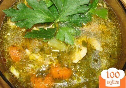 Фото рецепта: «Суп из кролика с тыквой и брокколи»