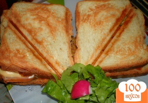Фото рецепта: «Сендвичи по-домашнему»