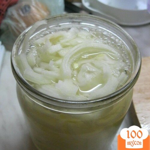 Фото рецепта: «Маринованный лук быстрого приготовления (для салатов и не только)»