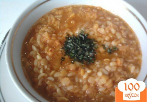 Фото рецепта: «Эзогелин - турецкий суп из чечевицы»
