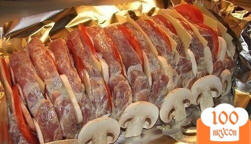 Фото рецепта: «Мясо "Гармошка"»