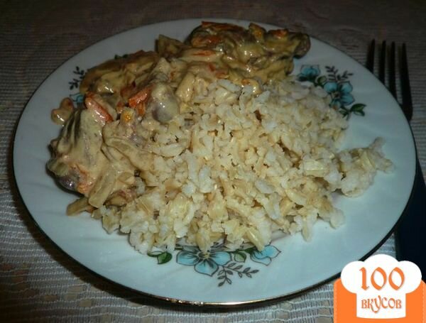 Фото рецепта: «Бурый рис в мультиварке»