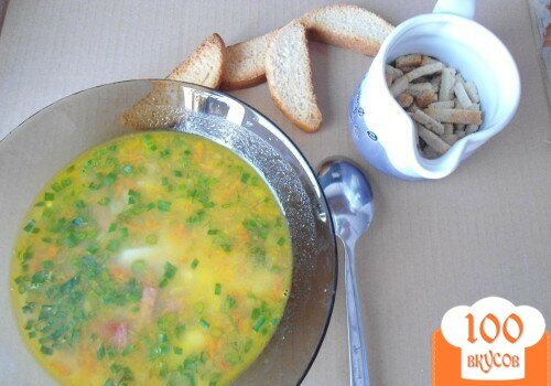Фото рецепта: «Гороховый суп-солянка»
