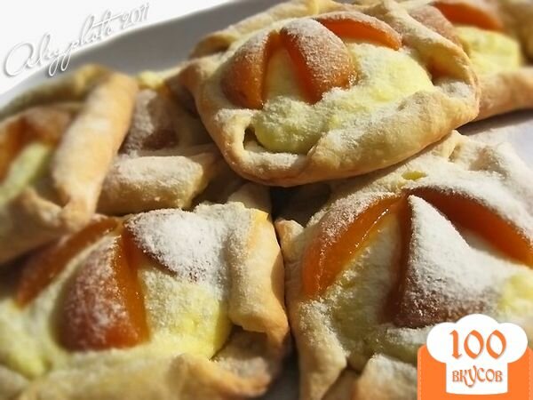Фото рецепта: «Творожное печенье с фруктами»