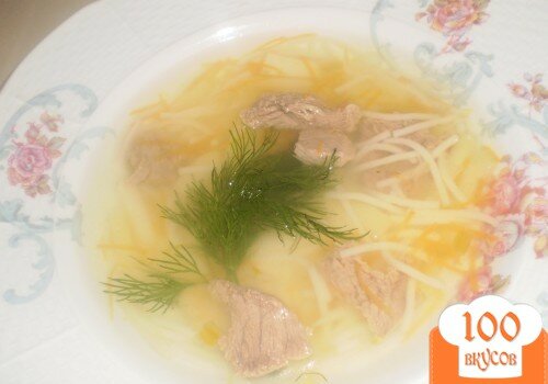 Фото рецепта: «Вермишелевый суп с телятиной»