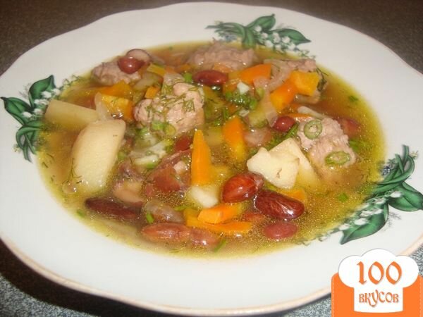 Фото рецепта: «Фасолевый суп в скороварке»