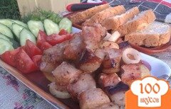 Фото рецепта: Свиной шашлык с кетчупом