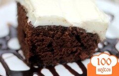 Фото рецепта: Шоколадный пирог с добавлением сметаны