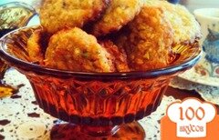 Фото рецепта: Овсяное печенье с фисташками и апельсином