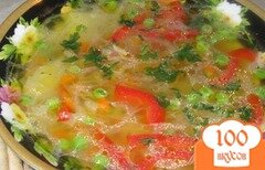Фото рецепта: Овощной суп "Веселенький"